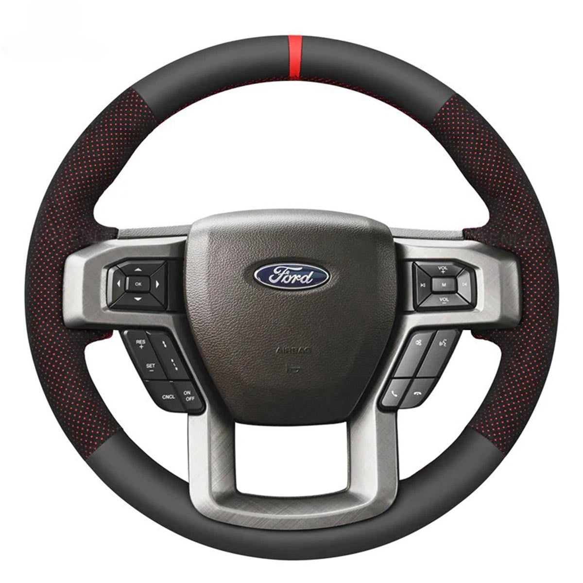 Steering Wheel Cover for Ford F-150 F150 F-250 F250 F-350 F350 F-450 F450 Expedition 2015-2023