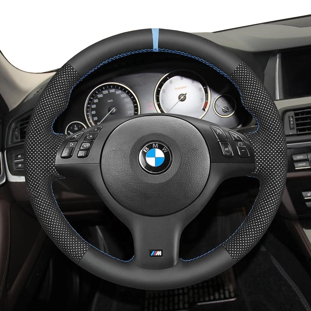 Steering Wheel Cover for BMW M Sport 330i 330Ci 530i 540i 525i M3 M5 E39 E46