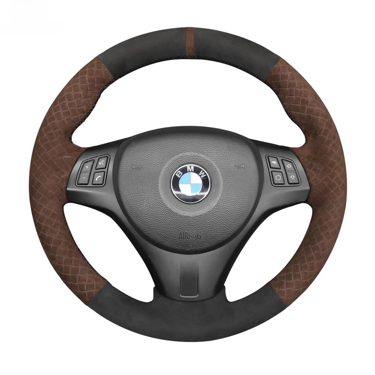 Steering Wheel Cover for BMW M Sport X1 M3 E81 E82 E84 E87 E88 E90 E91 E92 E93