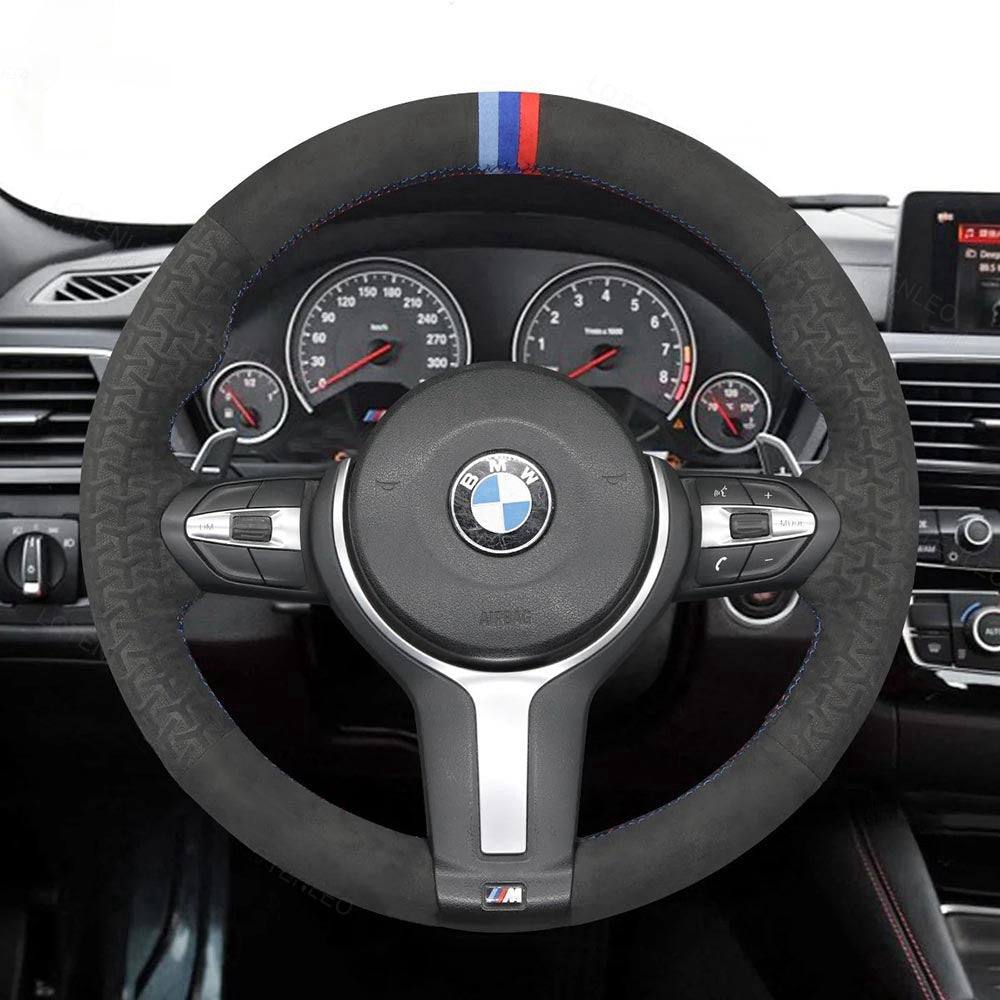 Steering Wheel Cover for BMW M Sport F10 F11 F12 F13 F15 F16 F22 F23 F25 F26 F30 F31 F34 F45 F46