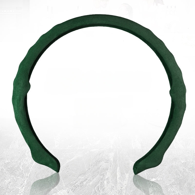 High-Quality Suede U-Shaped Universal Steering Wheel Cover