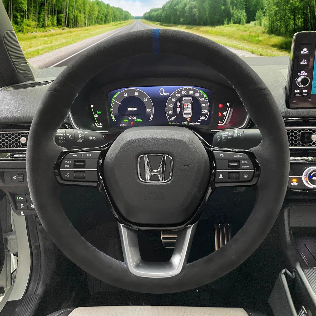 Steering Wheel Cover for Honda Civic 11 XI HRV Accord 2021-2024