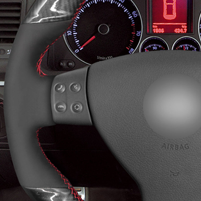 Steering Wheel Cover for Volkswagen Golf GTI 5 V R32 Scirocco Passat Variant Tiguan 2004-2010