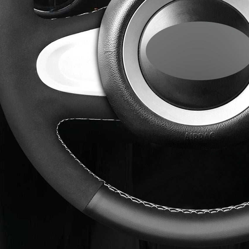 Steering Wheel Cover for Mini R56 R57 Coupe Cooper Clubman Clubvan Convertible Countryman Paceman Roadster Hardtop 2006-2017
