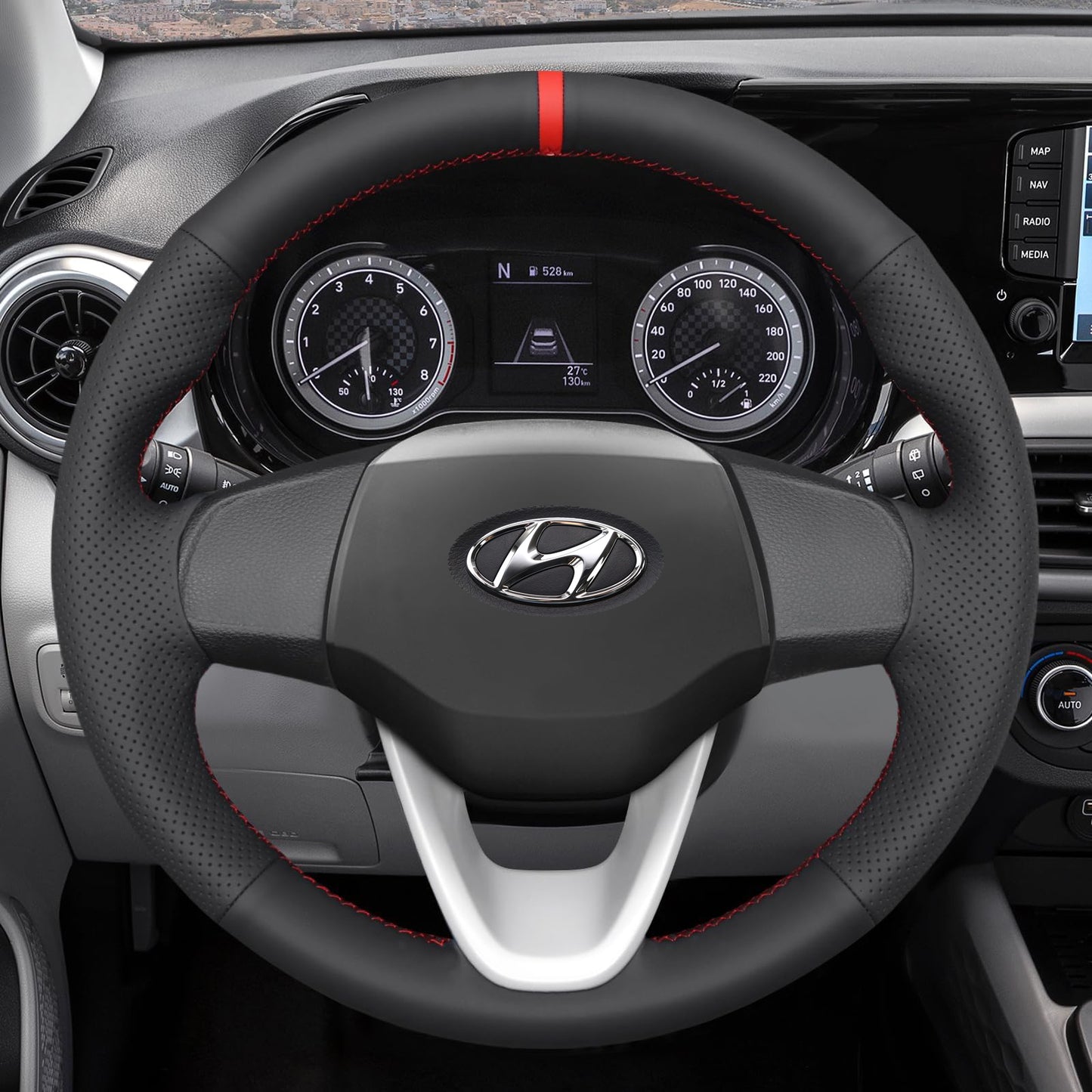 Steering Wheel Cover for Hyundai Venue Grand i10 2020-2022