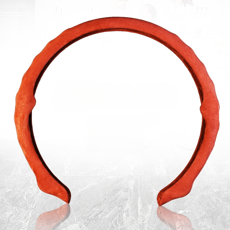 High-Quality Suede U-Shaped Universal Steering Wheel Cover
