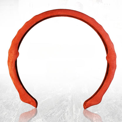 High-Quality Suede U-Shaped Universal Steering Wheel Cover