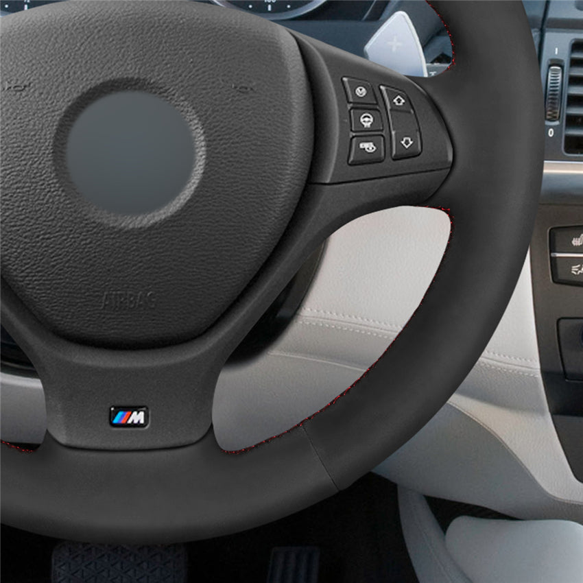Steering Wheel Cover for BMW M Sport X5 E70 2006-2013 X6 E71 M50d 2009-2014
