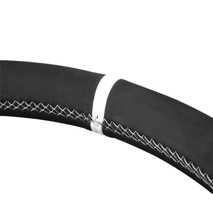 LQTENLEO Black Leather Suede Hand-stitched for Mini(Hatchback/Mini R50/R52/R53) 2001-2006 / Convertible 2004-2008