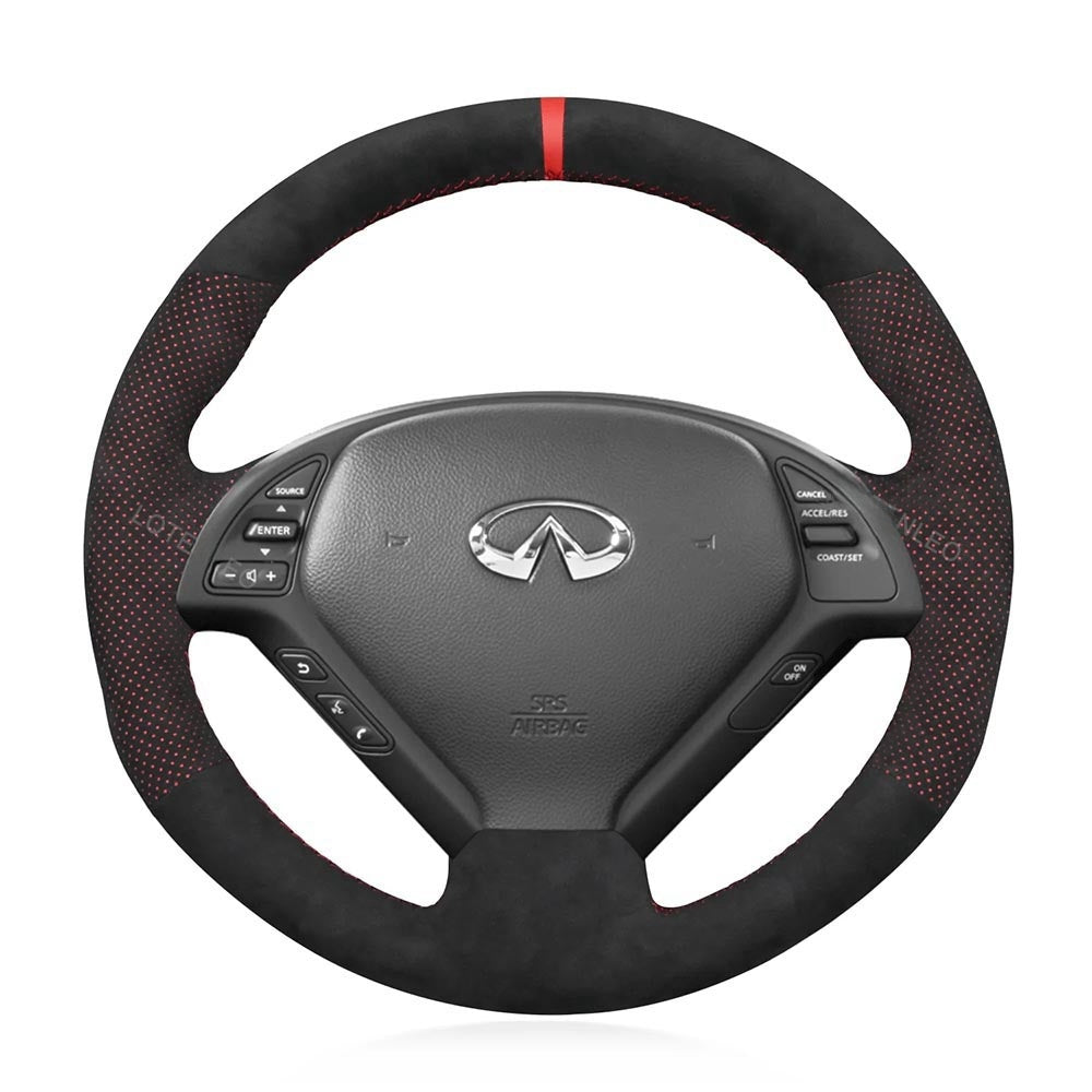 Steering Wheel Cover for Infiniti G25 G35 G37 EX30 EX35 EX37 Q40 Q60 QX50 / Nissan Skyline