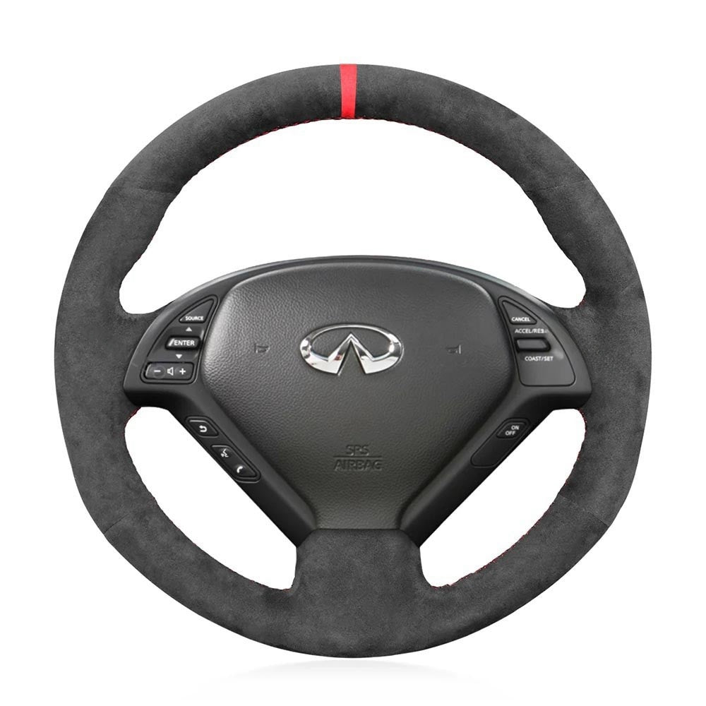 Steering Wheel Cover for Infiniti G25 G35 G37 EX30 EX35 EX37 Q40 Q60 QX50 / Nissan Skyline