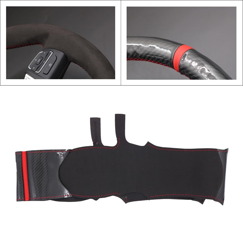 Steering Wheel Cover for Seat Leon Alhambra Toledo Altea 2009-2012