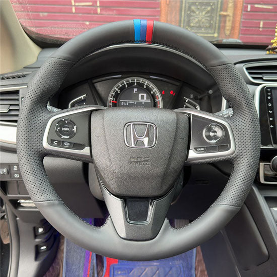 leather steering wheel cover