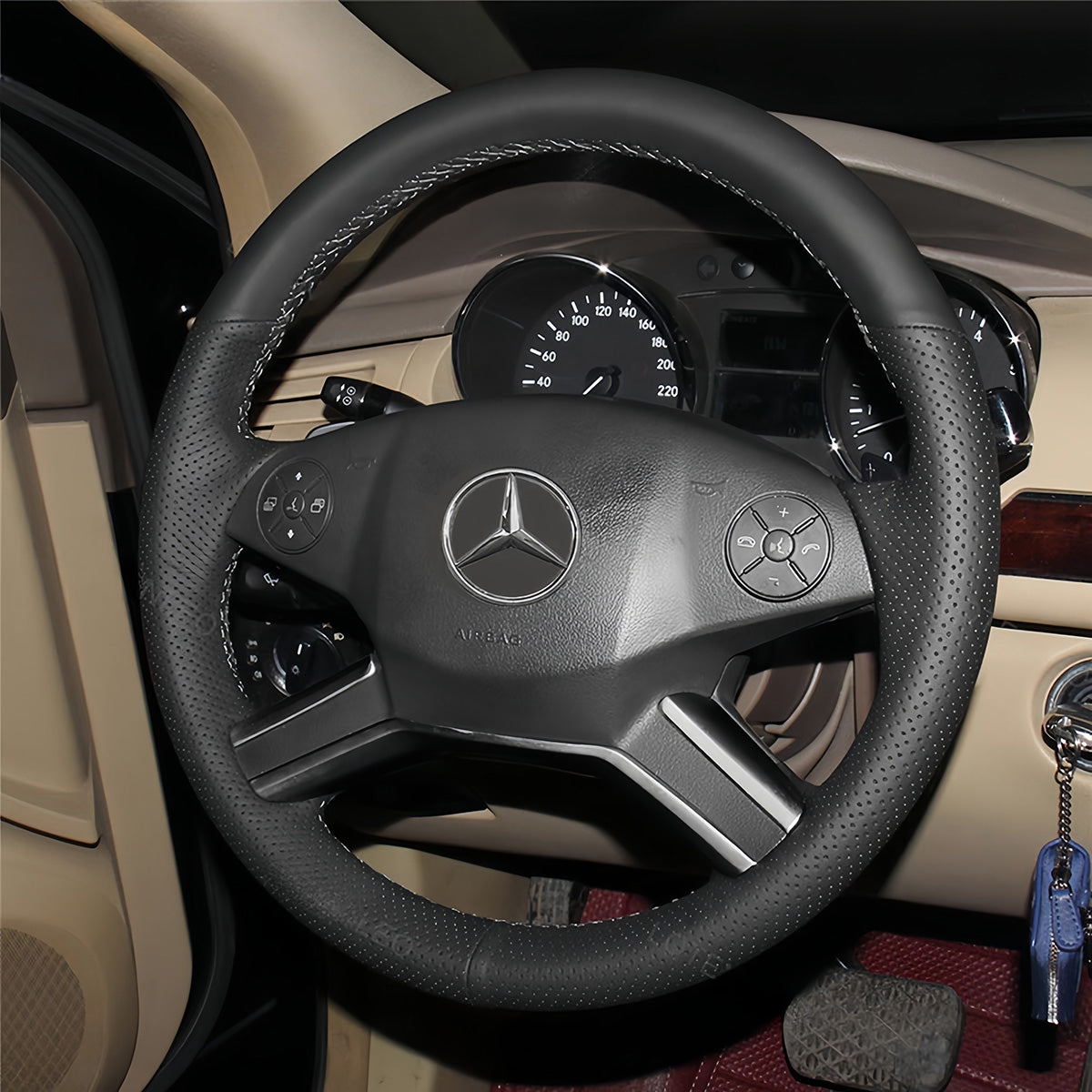 Steering Wheel Cover for Mercedes-Benz GL-Class X164 M-Class W164 R-Class 2009-2012