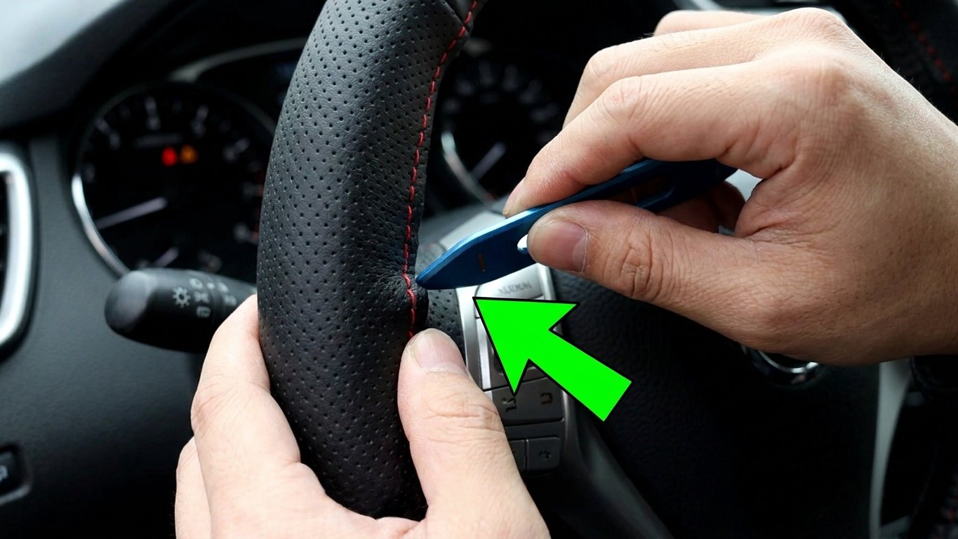 Load video: how to install steering wheel cover