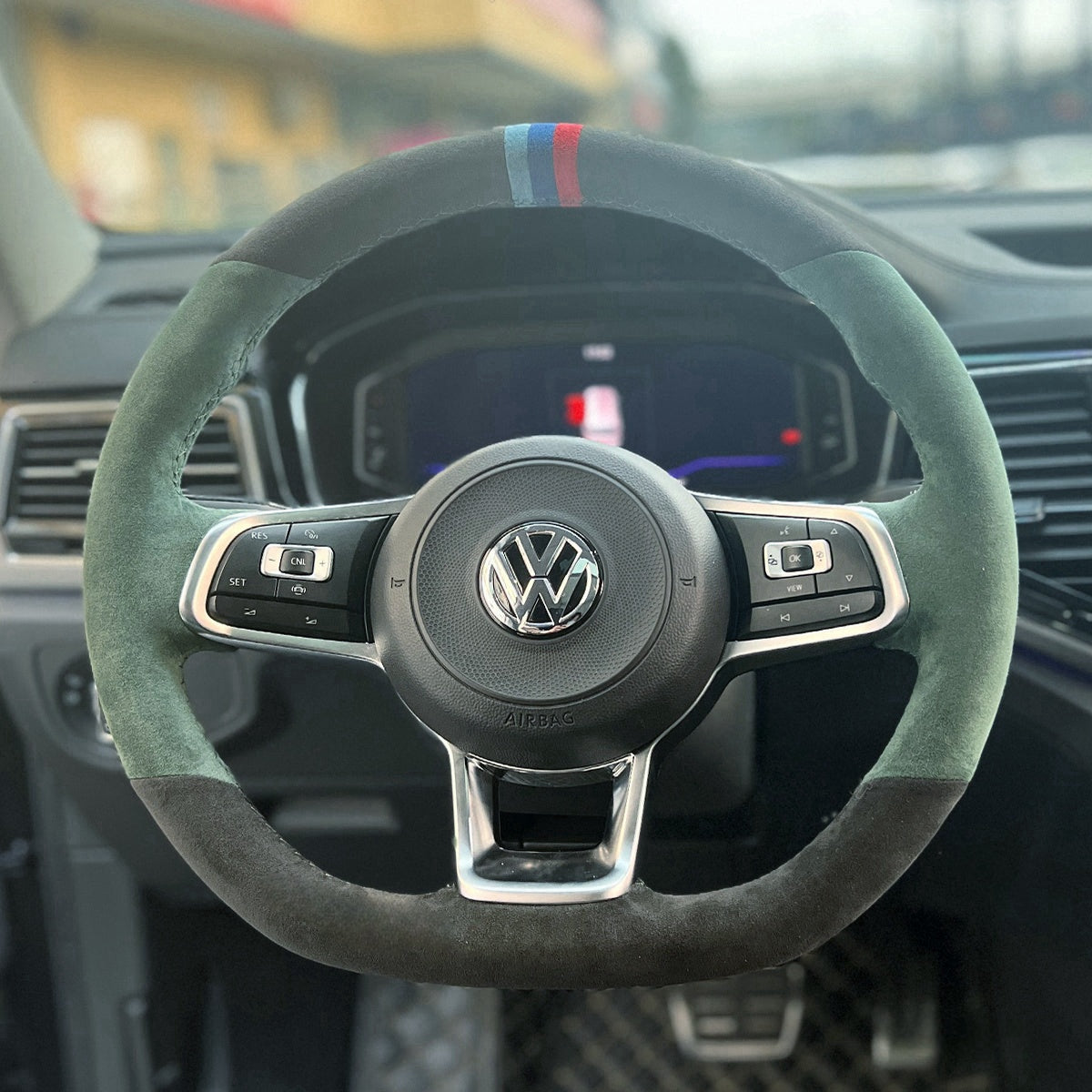 alcantara steering wheel cover